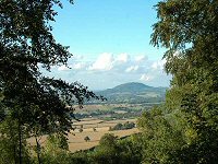 View from Wenlock Edge towards the Wrekin