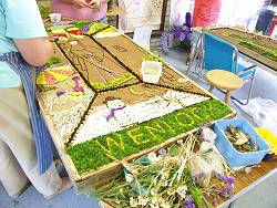 Well Dressing at Much Wenlock